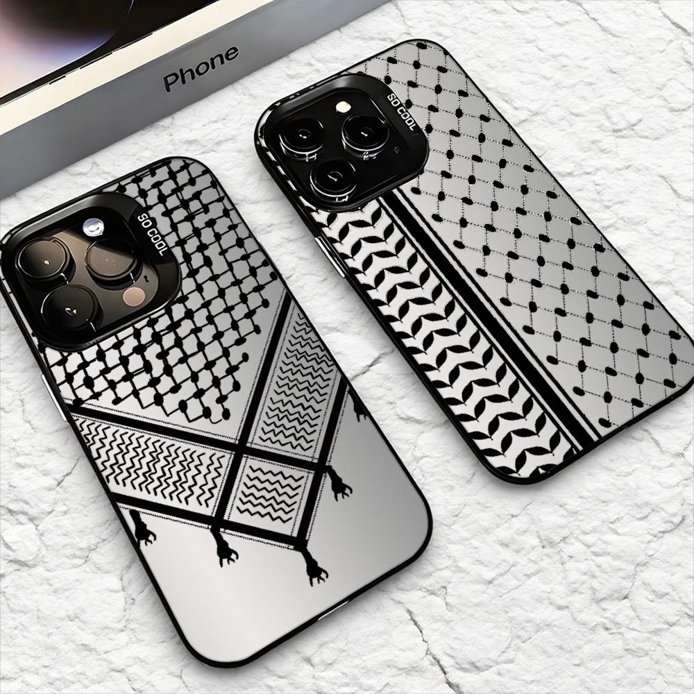 Phone Cases Iphone 13 - เคสโทรศัพท์ลายเคฟฟียะห์ ปาเลสไตน์ สำหรับ iPhone 17 16