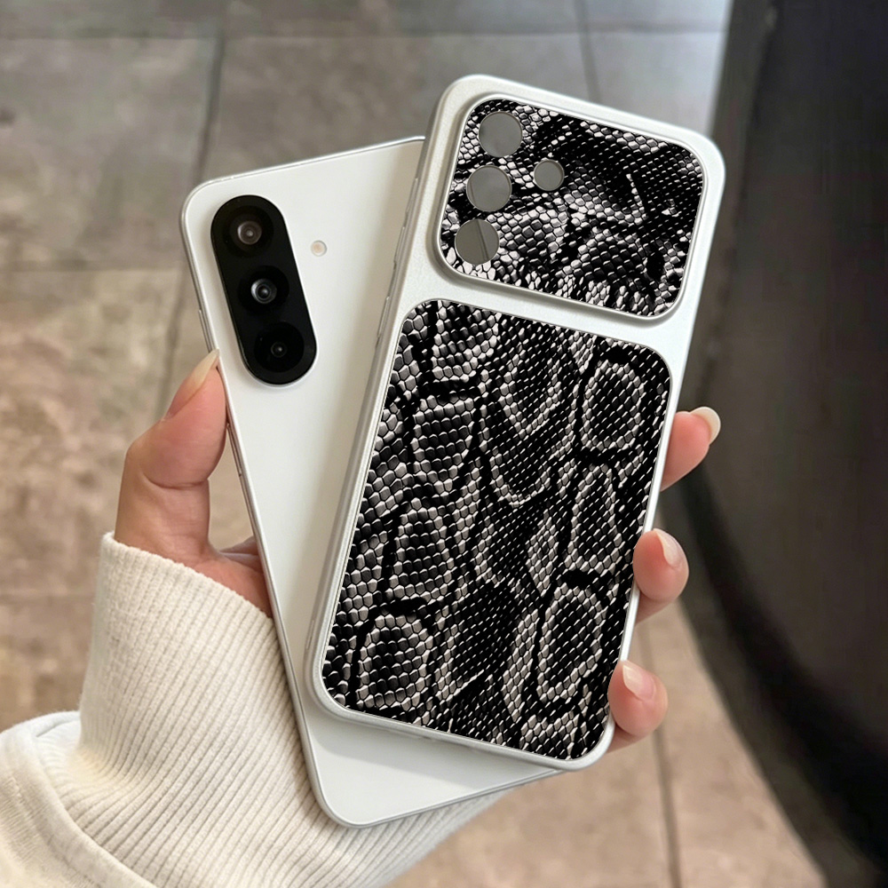 Phone Cases Galaxy A16 5G - เคสโทรศัพท์ลายงูหน้าต่างใหญ่ สำหรับ Samsung A57 5G A56