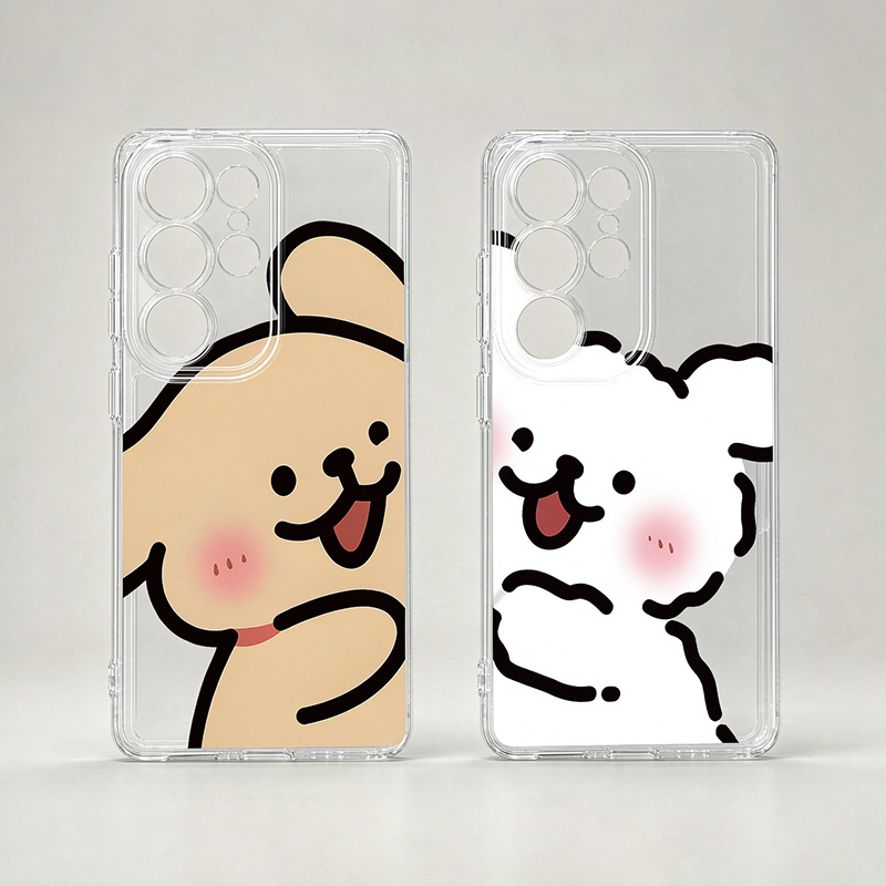 Phone Cases Galaxy A16 5G - เคสโทรศัพท์ลายคู่สุนัขมอลทีสสำหรับ Samsung Galaxy S26 S23 S22