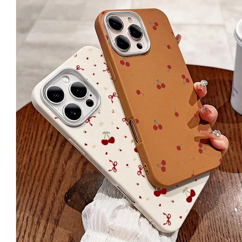 Phone Cases Xiaomi 15 - INS น่ารักการ์ตูนลายเชอร์รี่เคสโทรศัพท์สำหรับ Xiaomi Poco 17 Pro