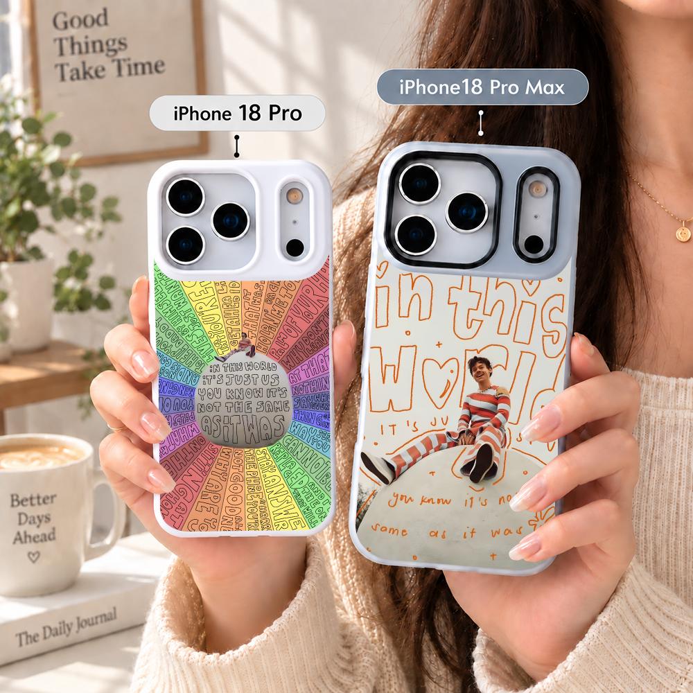 Phone Cases H&M - เคสโทรศัพท์ ฮาร์รี่ สไตล์ส ดีไซน์หรูหรา สีลูกกวาด เคส