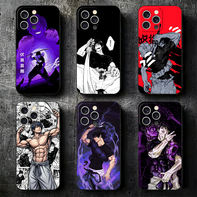 Phone Cases Jujutsu Kaisen - เคสโทรศัพท์ลายอนิเมะ ฟุชิงุโระ โทจิ จูจูซู สำหรับ iPhone