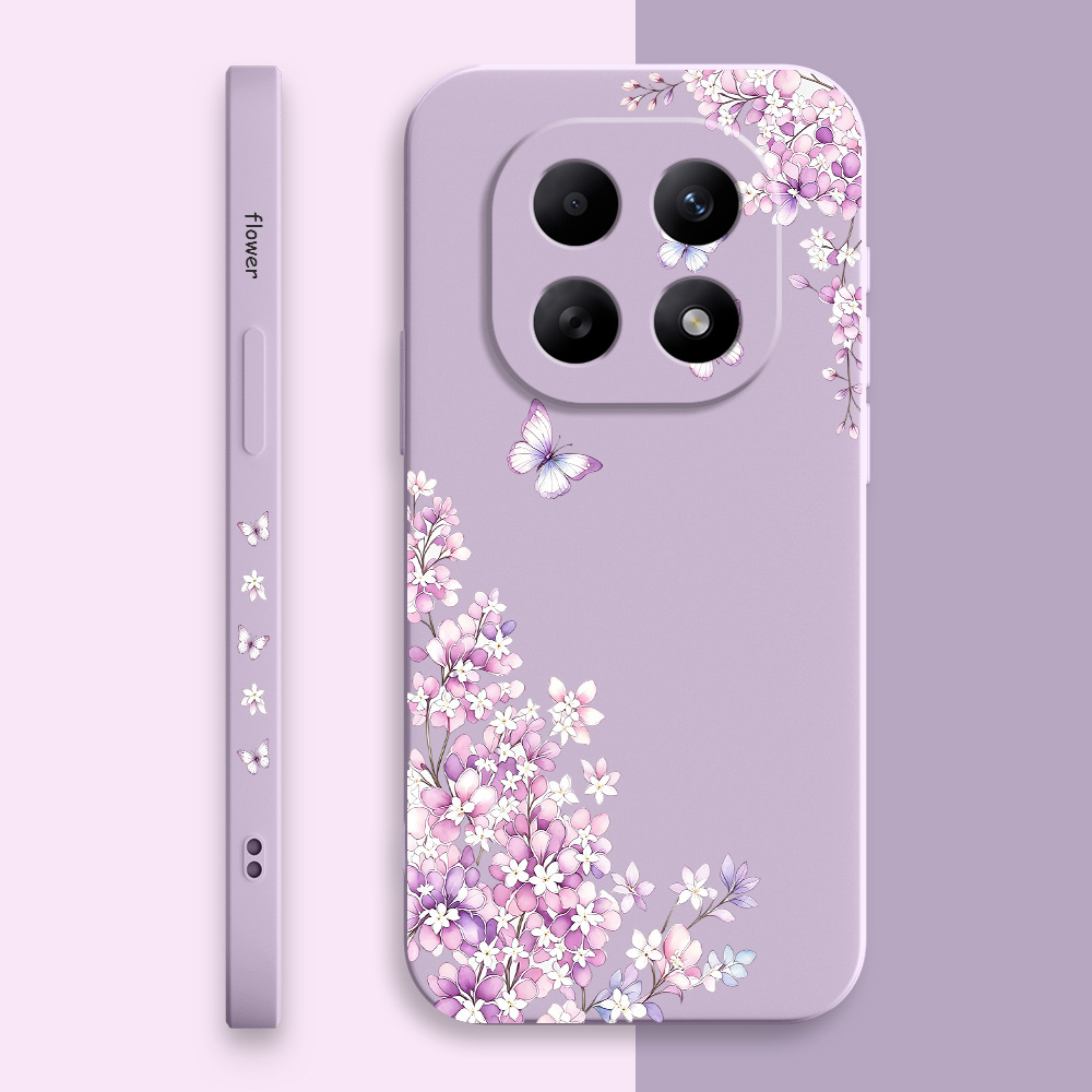 เคสโทรศัพท์ลายดอกไม้สีม่วงสำหร - Phone Cases Xiaomi 15 บทวิจารณ์และราคา