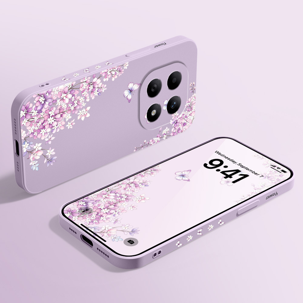เคสโทรศัพท์ลายดอกไม้สีม่วงสำหร - Phone Cases Xiaomi 15 บทวิจารณ์และราคา
