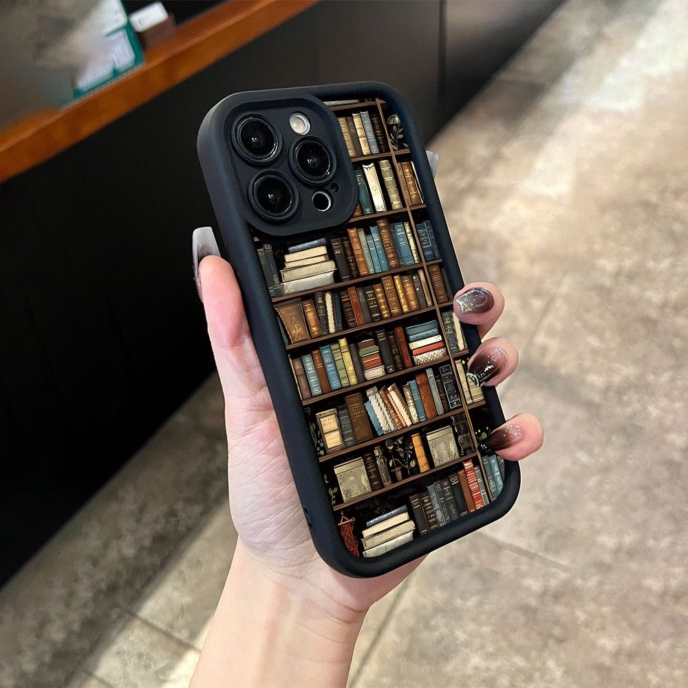 เคสโทรศัพท์ลายชั้นวางหนังสือสุ - Phone Cases Iphone 13 บทวิจารณ์และราคา
