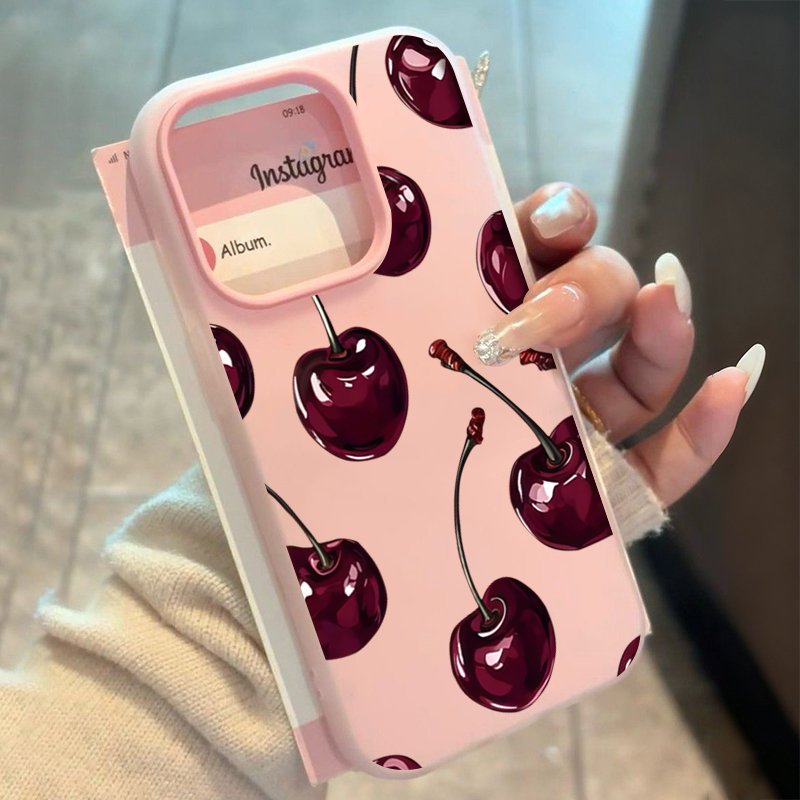 เคสโทรศัพท์ลายเชอร์รี่สีแดง สำ - Phone Cases Galaxy A16 5G บทวิจารณ์และราคา