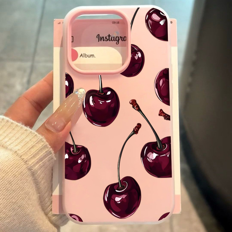 เคสโทรศัพท์ลายเชอร์รี่สีแดง สำ - Phone Cases Galaxy A16 5G บทวิจารณ์และราคา