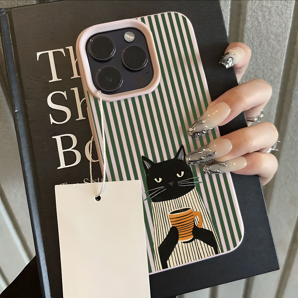 เคสโทรศัพท์ลายแมวตลกพร้อมลายลิ - Phone Cases Xr Iphone บทวิจารณ์และราคา