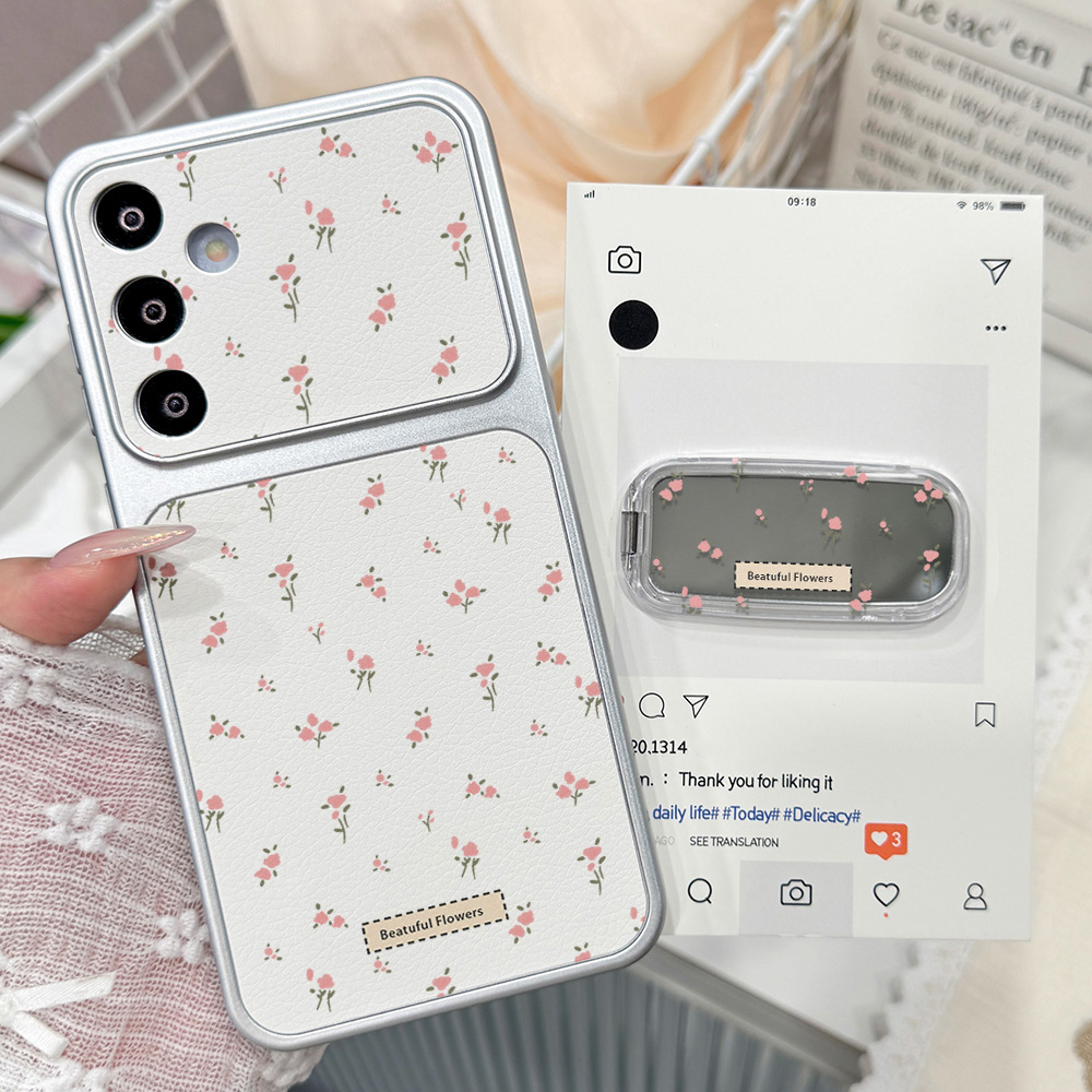 เคสโทรศัพท์ลายดอกไม้สีชมพูน่าร - Phone Cases Galaxy A16 5G บทวิจารณ์และราคา