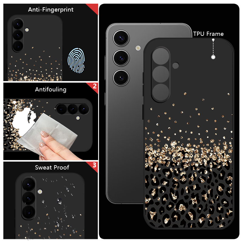 เคสโทรศัพท์ลายเสือดาวแบบนิ่ม T - Phone Cases Galaxy A16 5G บทวิจารณ์และราคา